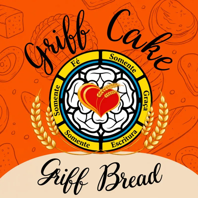 Logomarca de Panificadora Griff Cake & Bread