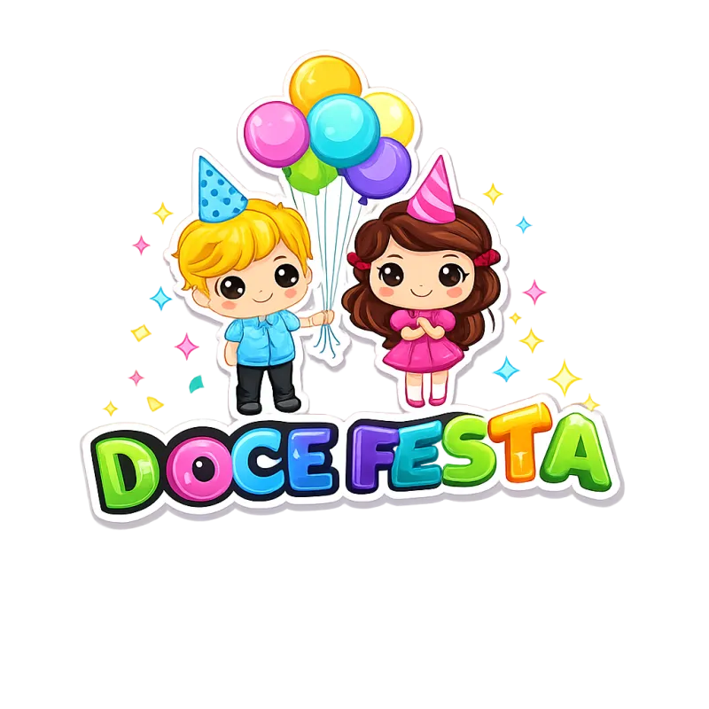 Logomarca de Doce Festa Bomboniere e Embalagens