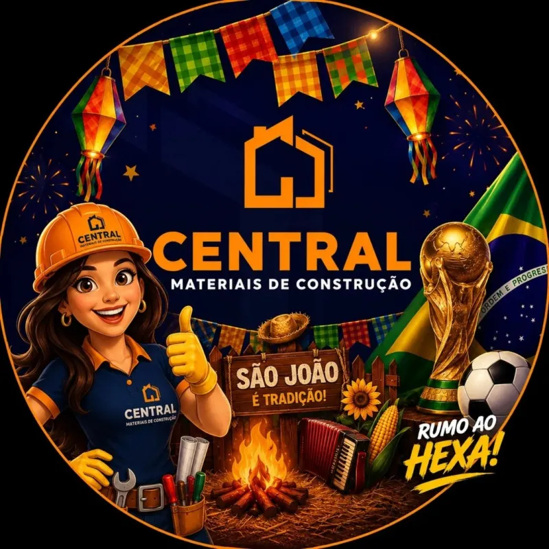 Logomarca de Central Materiais Construcoes