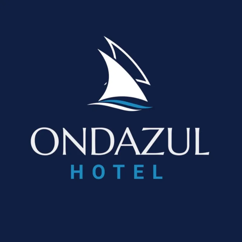Logomarca de Hotel Onda Azul