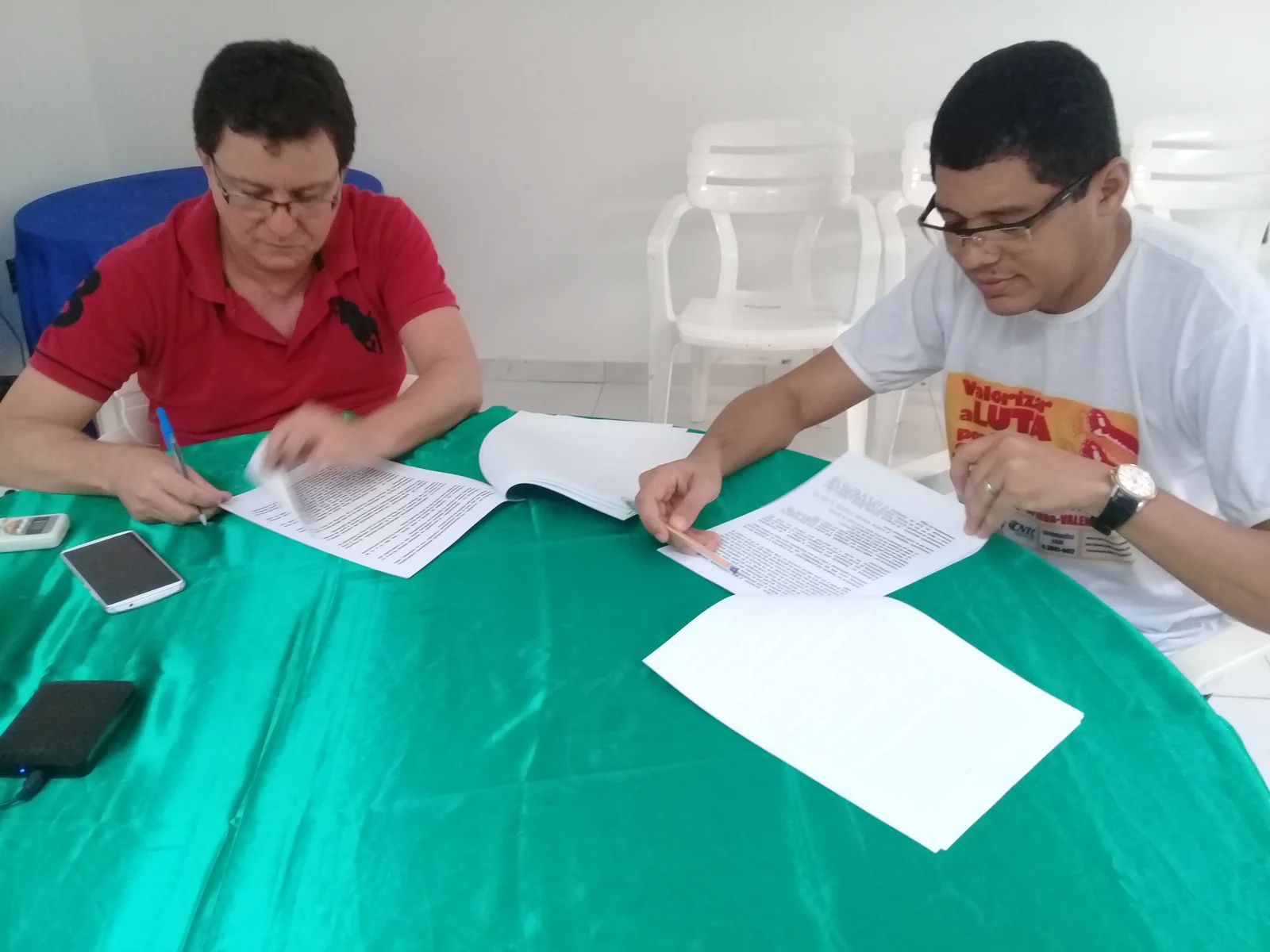 Assinada a Convenção Coletiva de Trabalho 2017/2018 do comércio de Valença